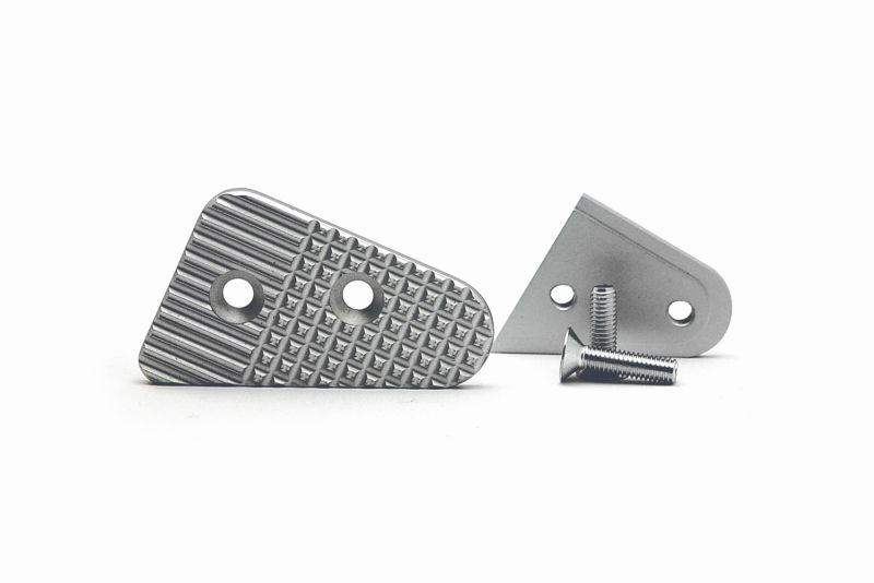 Brake lever extension GS models - silver