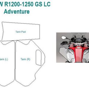 VentureShield paint + tank protection tank set R1200 GS LC Adv. (2014-), R 1250 GS Adventure
