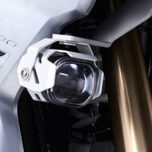 Wunderlich LED auxiliary headlight MICROFLOOTER - silver  R 1200GS LC, R 1250GS