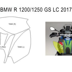 Tank protection PremiumShield - clear R 1200GS LC (2017-), R 1250 GS