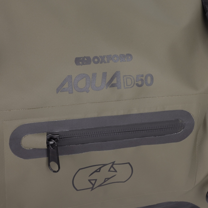 Oxford AQUA D-50 Duffle laukku Khaki / Musta - Image 5