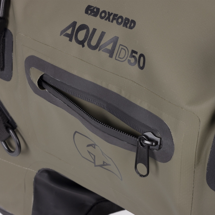 Oxford AQUA D-50 Duffle laukku Khaki / Musta - Image 4
