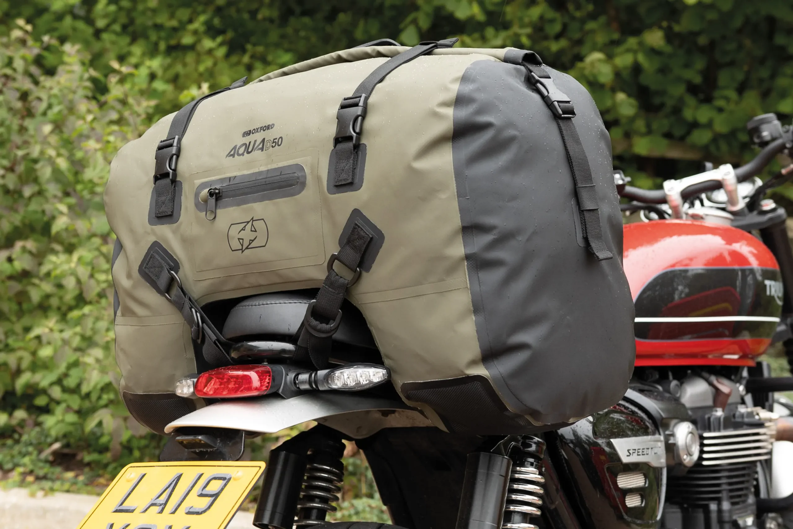Oxford AQUA D-50 Duffle laukku Khaki / Musta - Image 2