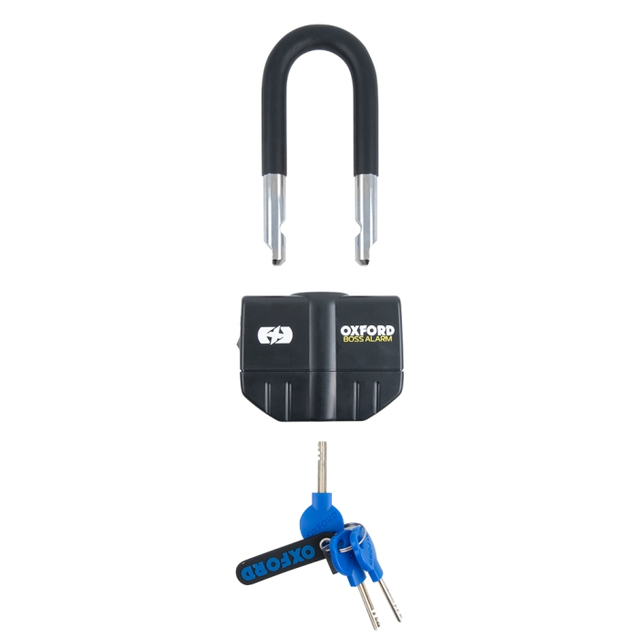 Oxford Boss Alarm lukko hälyttimellä, musta, 16mm - Image 2