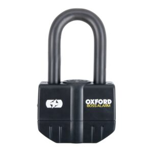 Oxford Boss Alarm lukko hälyttimellä, musta, 16mm