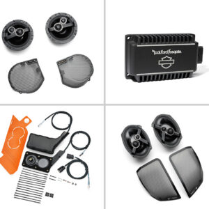 Harley Davidson Audio powered by Rockford Fosgate Stage II+ 4-Speaker Kit Package 50700122