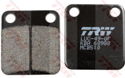 TRW Jarrupalat Allround eteen/taakse Baotian BT125 T Code CN 2006-2007 ym. (MCB510)