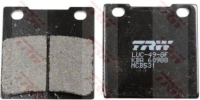 TRW Jarrupalat Allround eteen/taakse Kawasaki Z 250 A3 1981 ym. (MCB531)