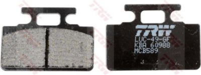 TRW Jarrupalat Allround eteen/taakse Honda RS 125 R 1995-ym. (MCB589)