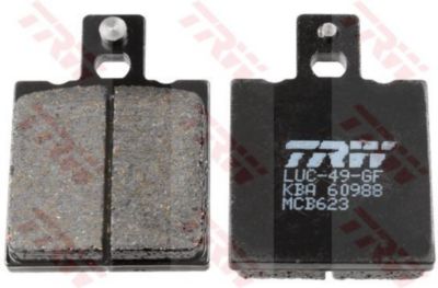 TRW Jarrupalat Allround taakse Honda CRM 125 1990-1997 ym. (MCB623)