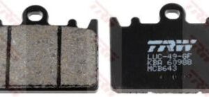 TRW Jarrupalat Allround eteen Kawasaki ZXR 400 1991-2003 (MCB643)