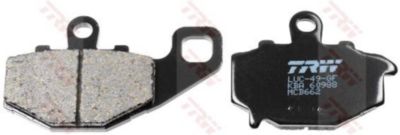 TRW Jarrupalat Allround taakse Kawasaki ZR 550 Zephyr 1996-1999 ym. (MCB662)