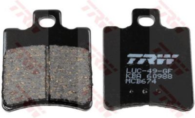 TRW Jarrupalat Allround eteen/taakse Aprilia SR 50 AC 1993-1996 ym. (MCB674)