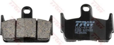 TRW Jarrupalat Allround taakse Honda SZX 50 X8R-S, X8R-X 1998-ym. (MCB686)