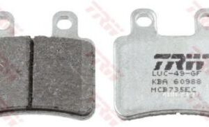 TRW Jarrupalat Eco eteen/taakse Derbi GP1 125 Racing 2007-2009 ym. (MCB735EC)