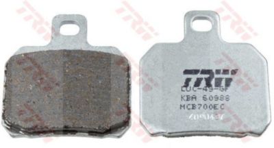 TRW Jarrupalat Eco eteen/taakse Adiva A 250 2006-2022 ym. (MCB700EC)