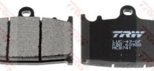TRW Jarrupalat Allround taakse Suzuki VL 1500 C 1500 Intruder 2002-2008 (MCB741)