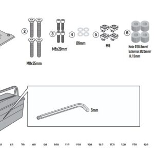 Kappa takateline MONOLOCK®-takalaukulle ZONTES 125X (2026)