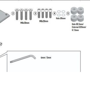 Kappa takateline MONOLOCK®- tai MONOKEY®-takalaukulle QJ MOTOR SRT 450 RX (2026)