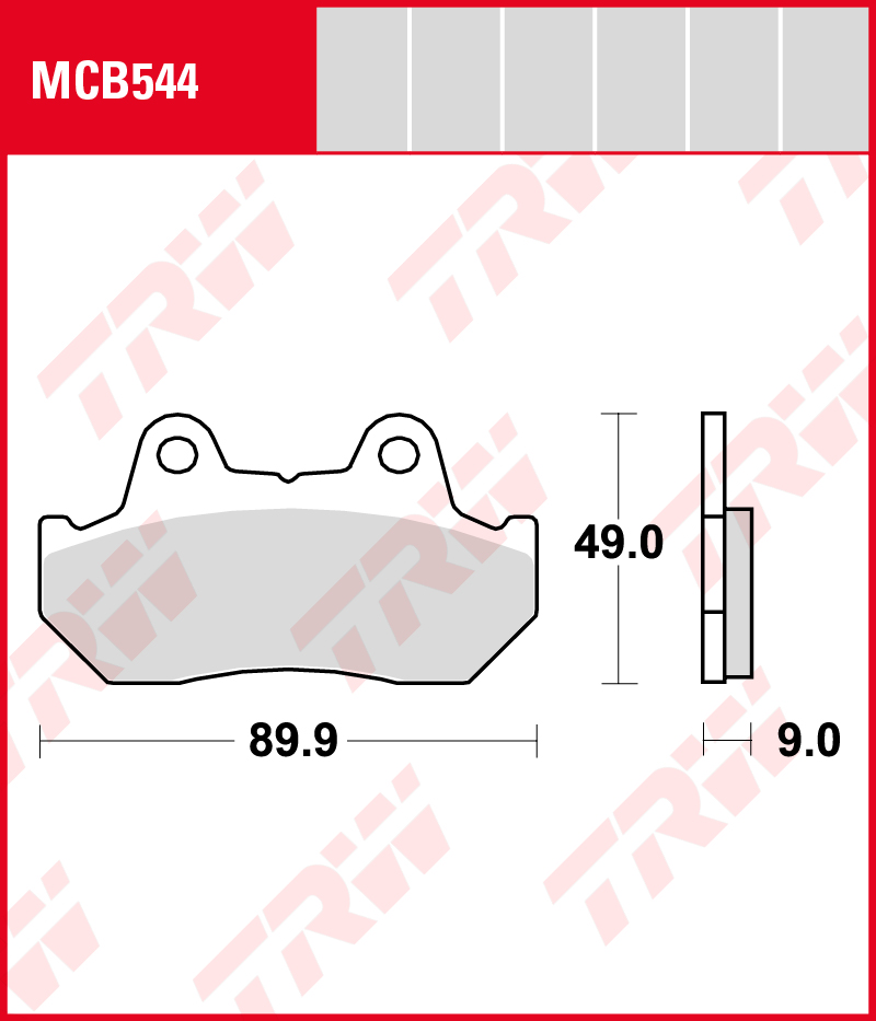 TRW Jarrupalat Allround eteen/taakse Honda CX 500 TC 1982-ym. (MCB544) - Image 2