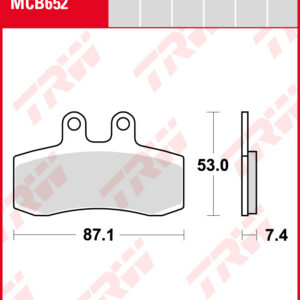 TRW Jarrupalat Allround eteen Aprilia 650 Pegaso 1996 ym. (MCB652)