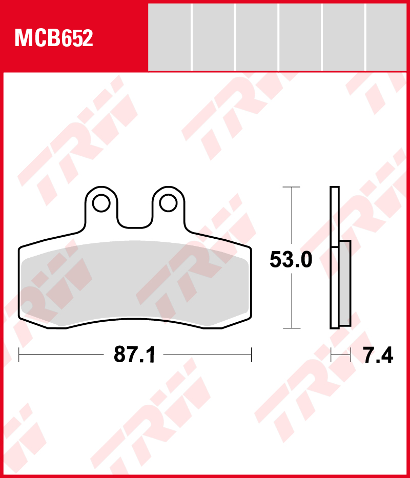 TRW Jarrupalat Allround eteen Aprilia 650 Pegaso 1996 ym. (MCB652)