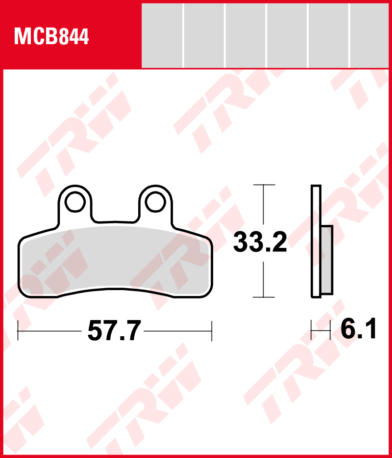 TRW Jarrupalat Allround eteen/taakse Elstars 125 Blade 2010-ym. (MCB844) - Image 2