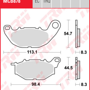 TRW Jarrupalat Eco eteen Yamaha YZF 250 R25 2015-2020 ym. (MCB878EC)