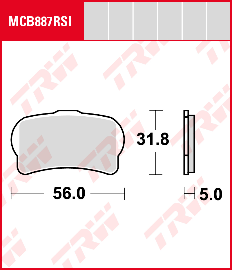 TRW Offroad Racing -jarrupalat eteen Gas Gas TXT 125 Pro Racing, Pro Replica 2013-ym. (MCB887RSI) - Image 2