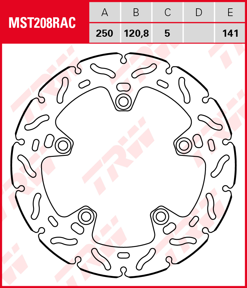 TRW Jarrulevy taakse Suzuki GSX-S 950 2022-ym. (MST208RAC) - Image 2