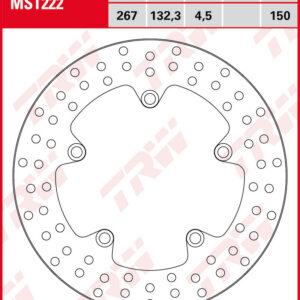 TRW Jarrulevy eteen Yamaha YP 125 X-Max 2018-2020 ym. (MST222)