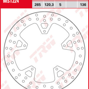 TRW Jarrulevy taakse BMW M 1000 XR 2023-ym. (MST224)