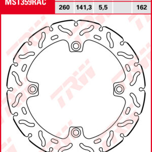 TRW Jarrulevy taakse Suzuki DL 800 V-Strom 2022– (MST359RAC)
