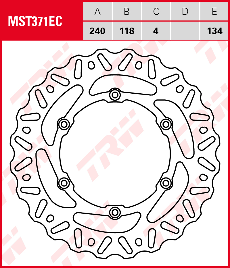 TRW Jarrulevy (MST371EC) - Image 2