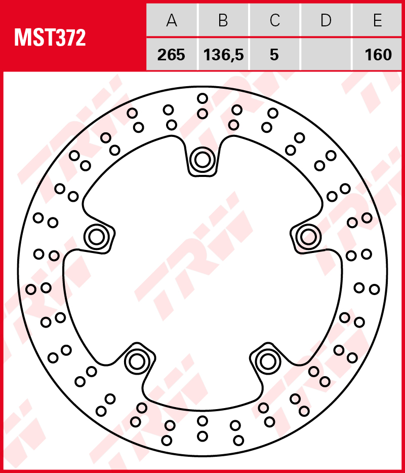TRW Jarrulevy eteen/taakse BMW C 400 GT 2019-2020 ym. (MST372) - Image 2
