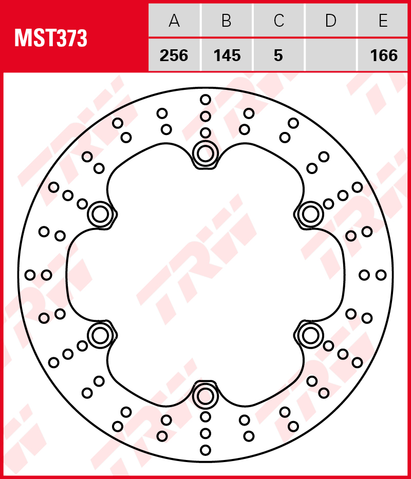 TRW Jarrulevy eteen/taakse Honda NSS 300 Forza 2013-2017 ym. (MST373) - Image 2