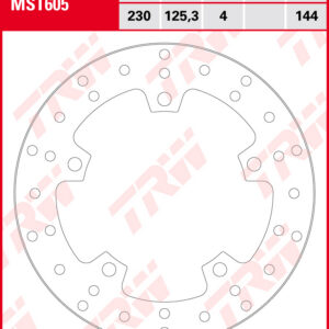 TRW Jarrulevy taakse KTM RC 125 2022-ym. (MST605)