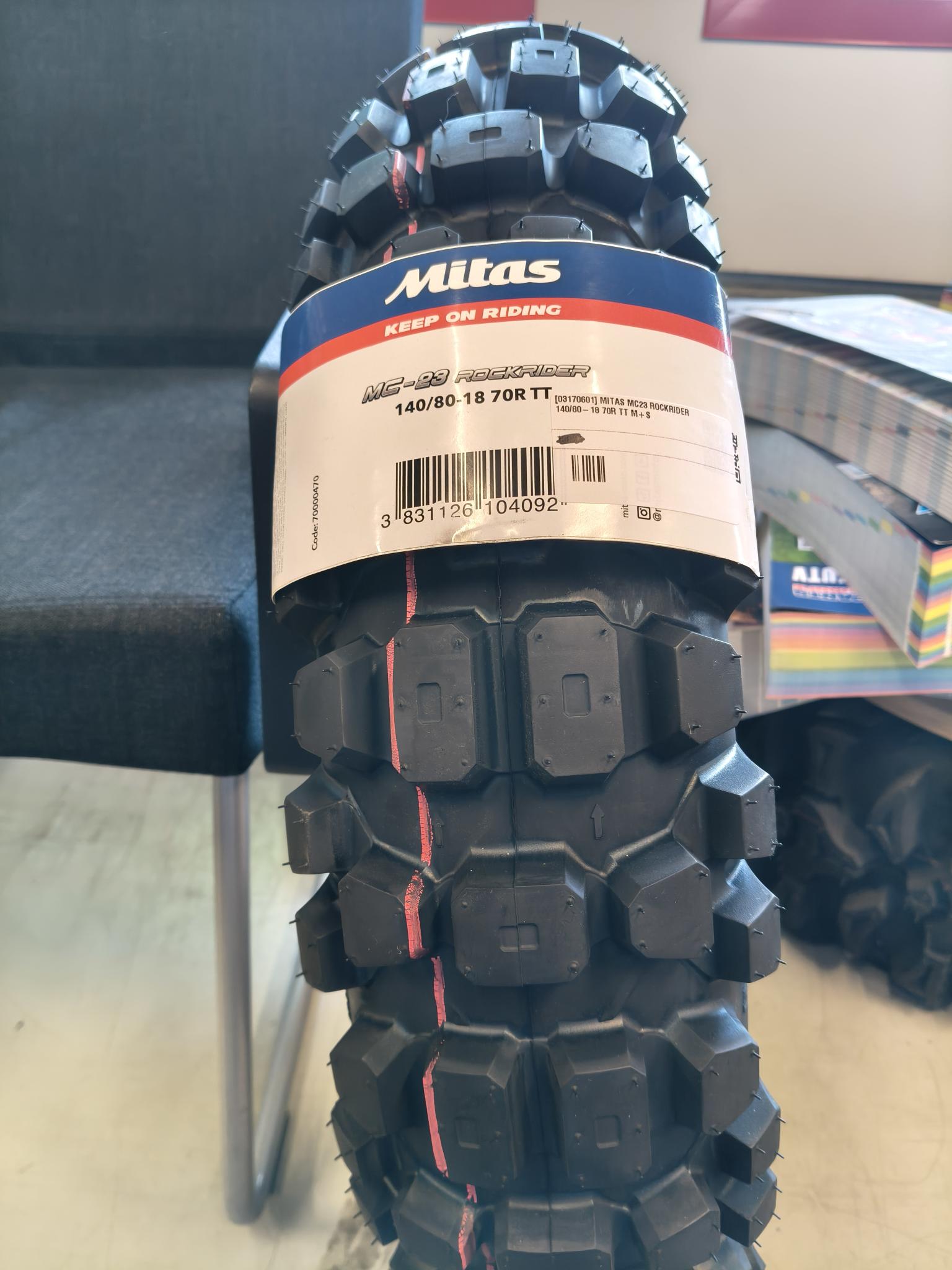 MITAS MITAS MC23 ROCKRIDER 140/80-18 70R TT M+S