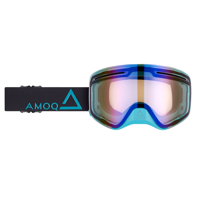 Amoq Vision Vent+ ajolasit, musta/turkoosi