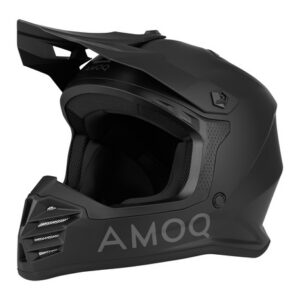 AMOQ Meteor V2 junior crossikypärä, Blackout