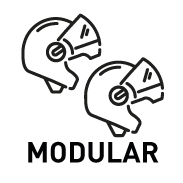 Kappa K5600NB Monokey® Takalaukku 56LT, kokomusta - Image 3