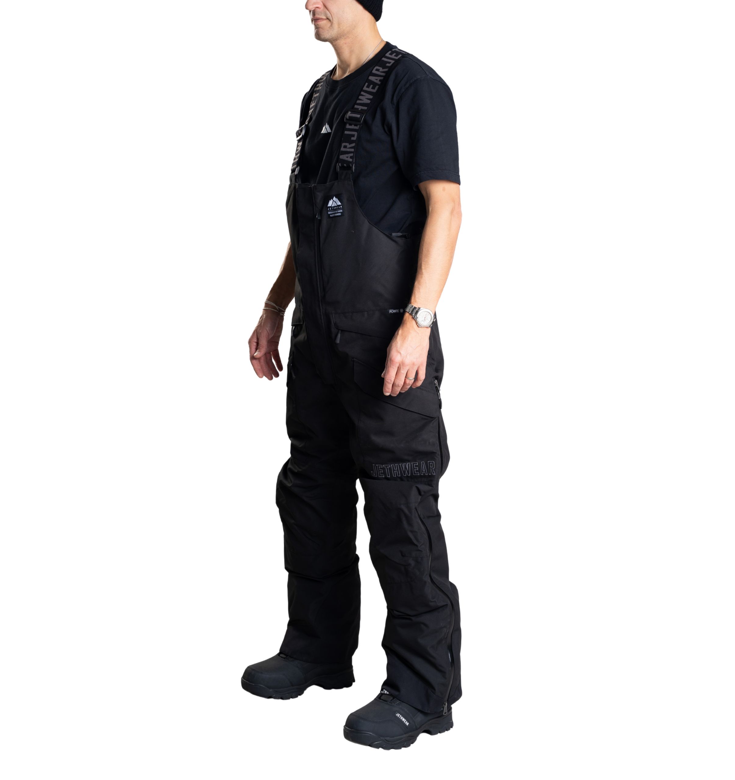 Jethwear M's Treeline Bib kuorihousut, musta - Image 2