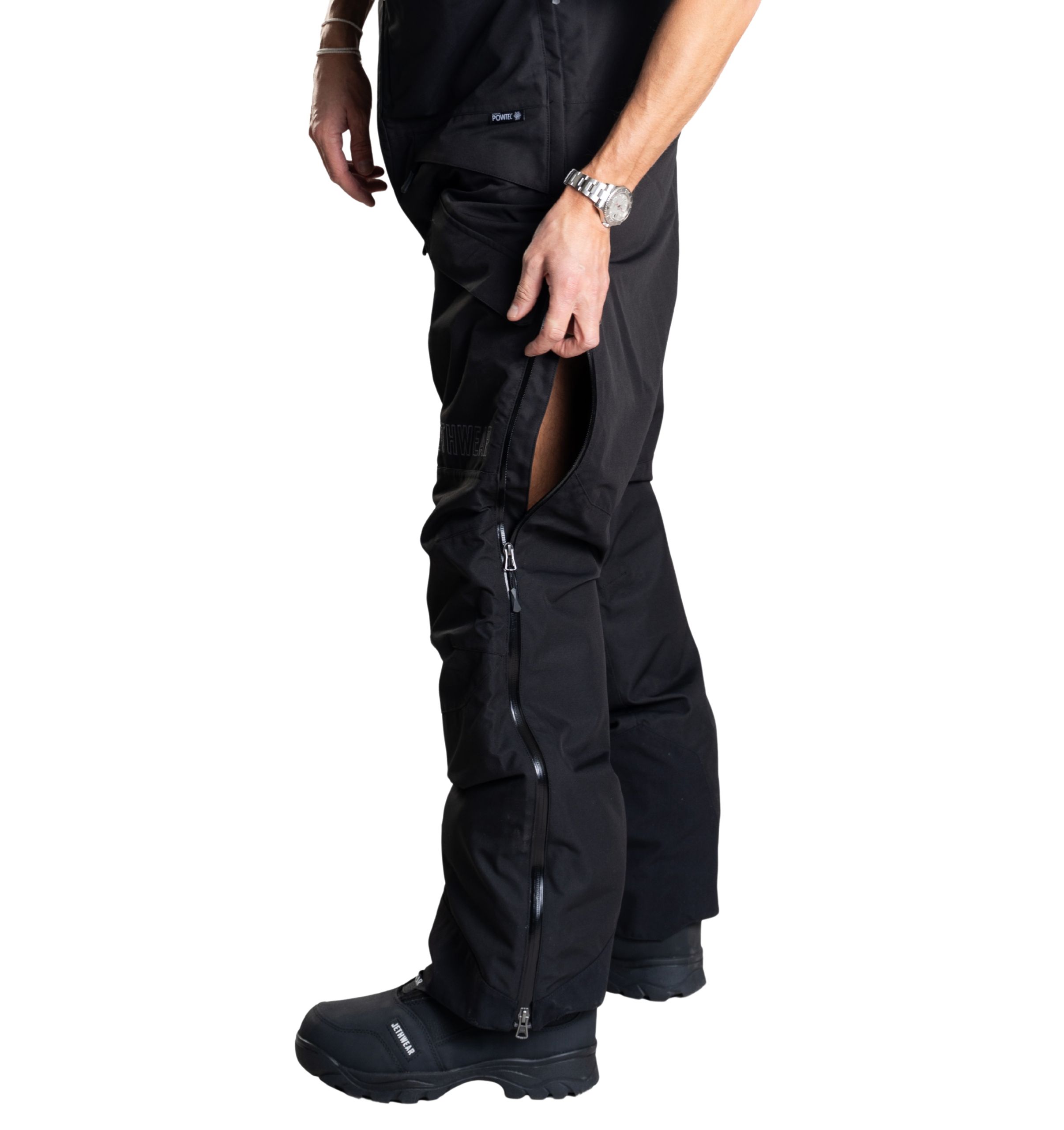 Jethwear M's Treeline Bib kuorihousut, musta - Image 9