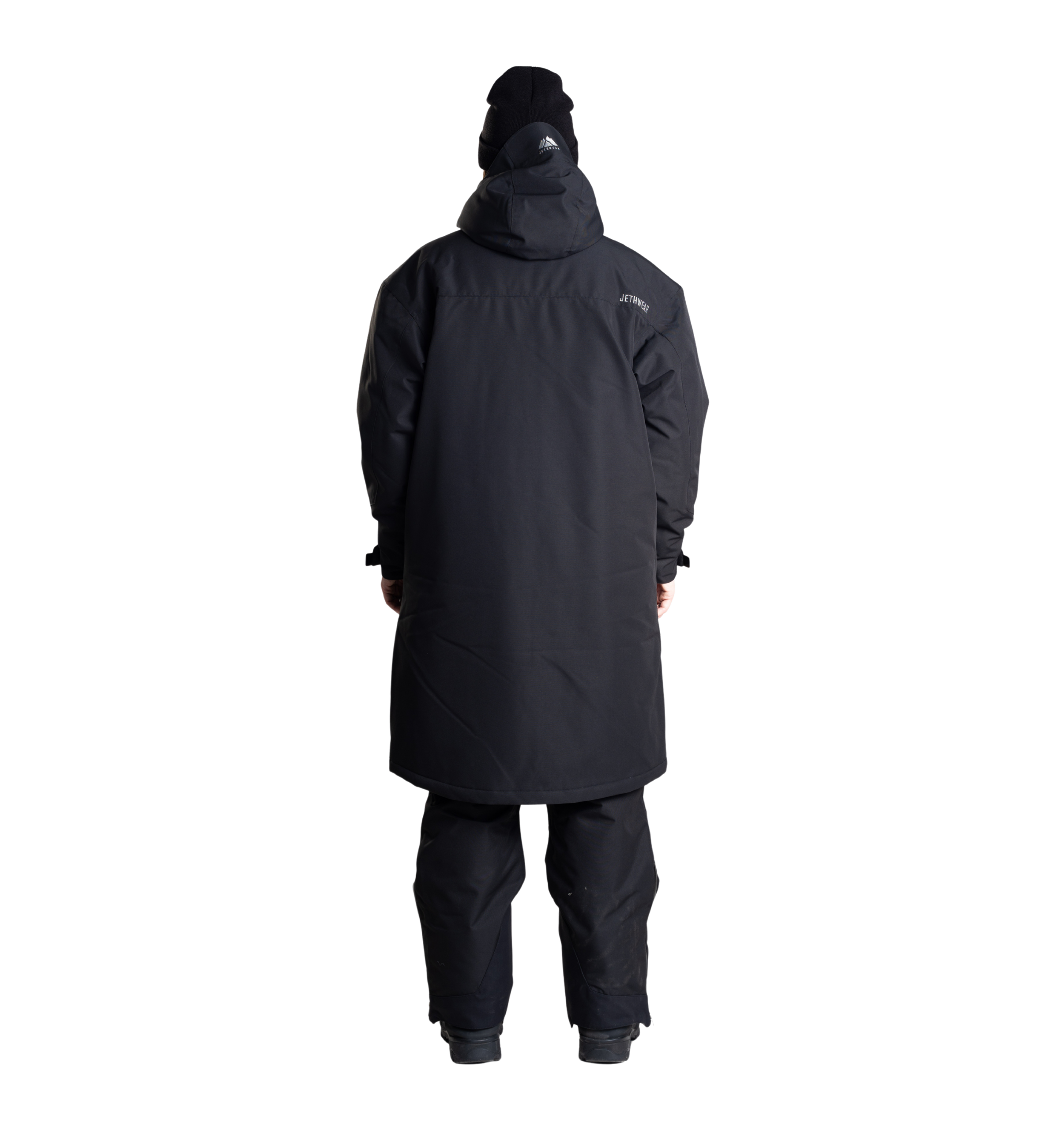 Jethwear Pit Coat varikkotakki, Black/Rainbow Metallic - Image 3