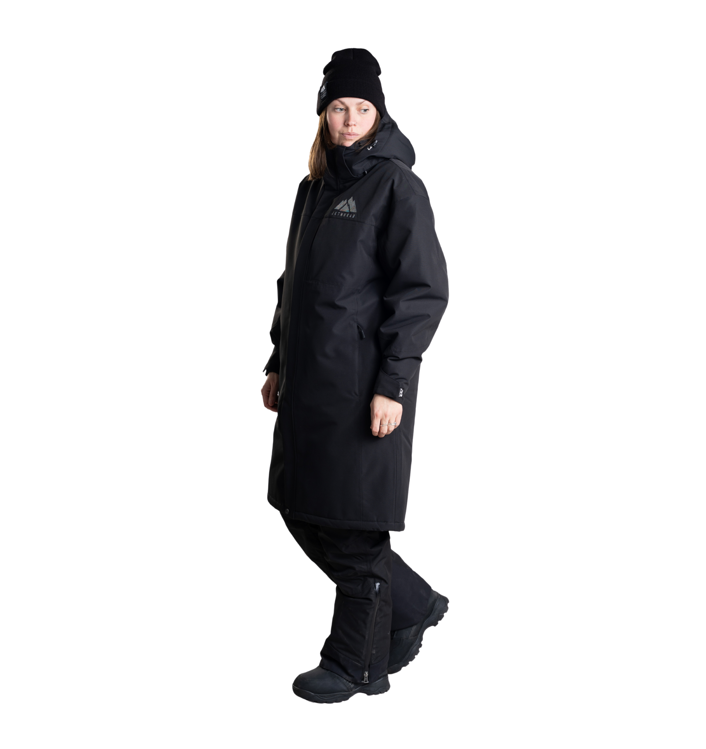 Jethwear Pit Coat varikkotakki, Black/Rainbow Metallic - Image 5