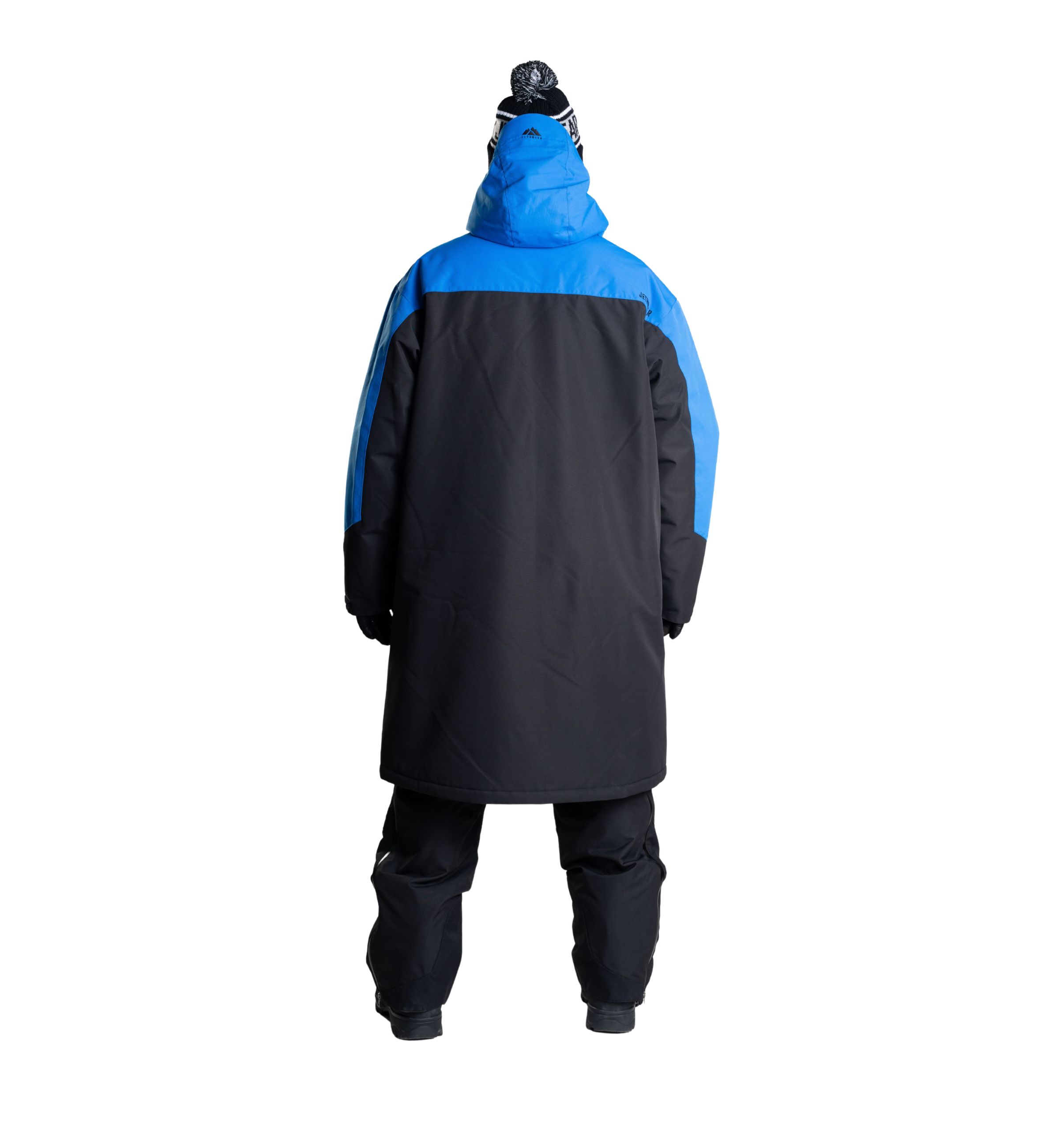 Jethwear Pit Coat varikkotakki, Black/Cobalt - Image 4