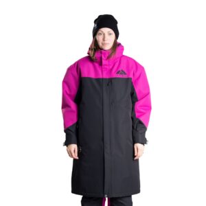 Jethwear Pit Coat varikkotakki, Black/Flower