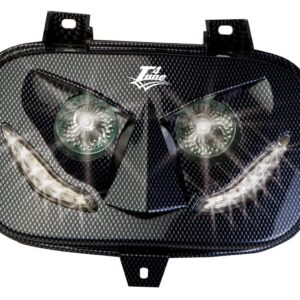 T4Tune Etulyhty carbon/valk. LEDit, Yamaha Bw'S / MBK Booster 1999-03