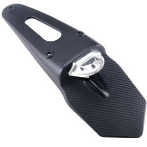 T4Tune Takalokasuojan jatke hiilikuitu / kirkk. LED-valolla, yleismalli
